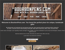 Tablet Screenshot of bourbonpens.com
